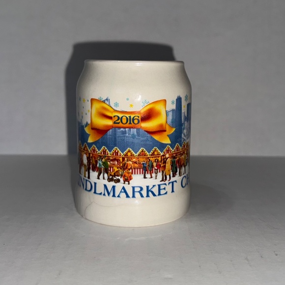 2016 Chicago Daley Plaza Christkindlmarket German Market Coffee Mug/Stein - Picture 2 of 10
